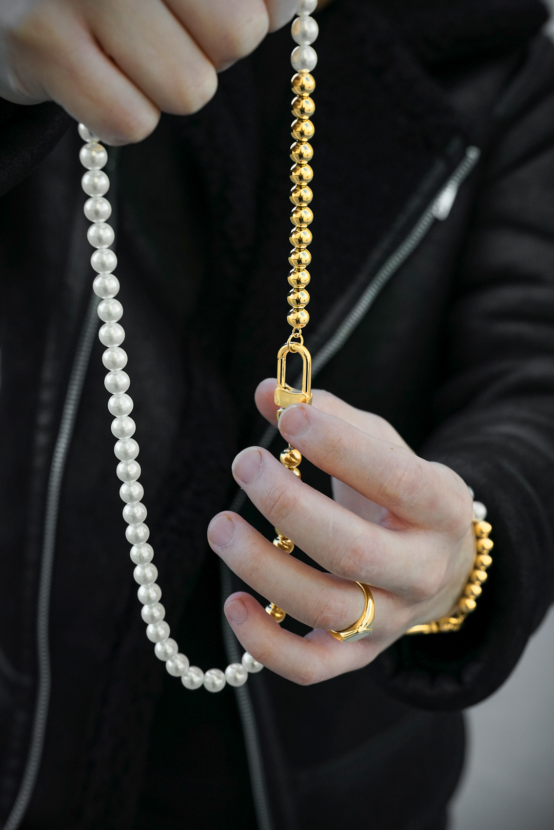 Pearls and Gold Set