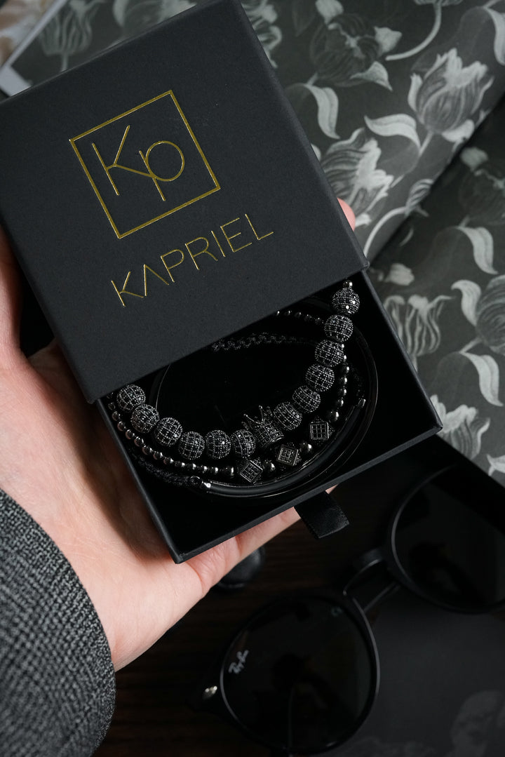 Pack Pulseras Black King MasterPiece Signature