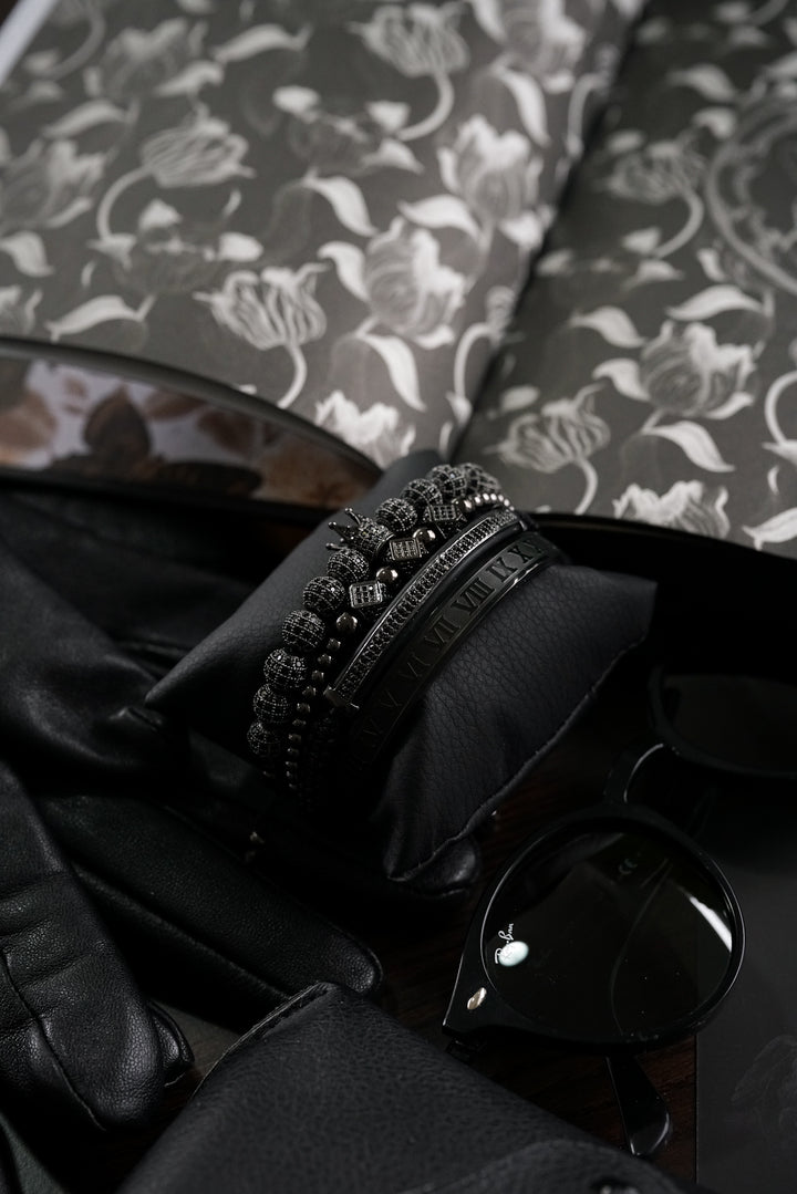 Pack Pulseras Black King MasterPiece Signature