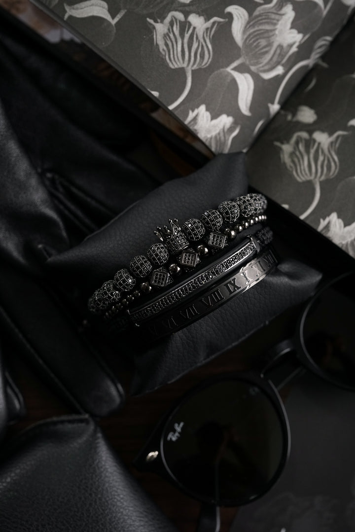 Pack Pulseras Black King MasterPiece Signature