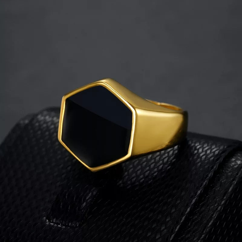 Anillo Hex Gold