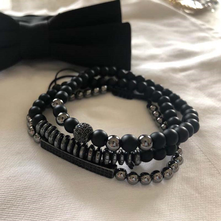 Pack de pulseras Essential Black