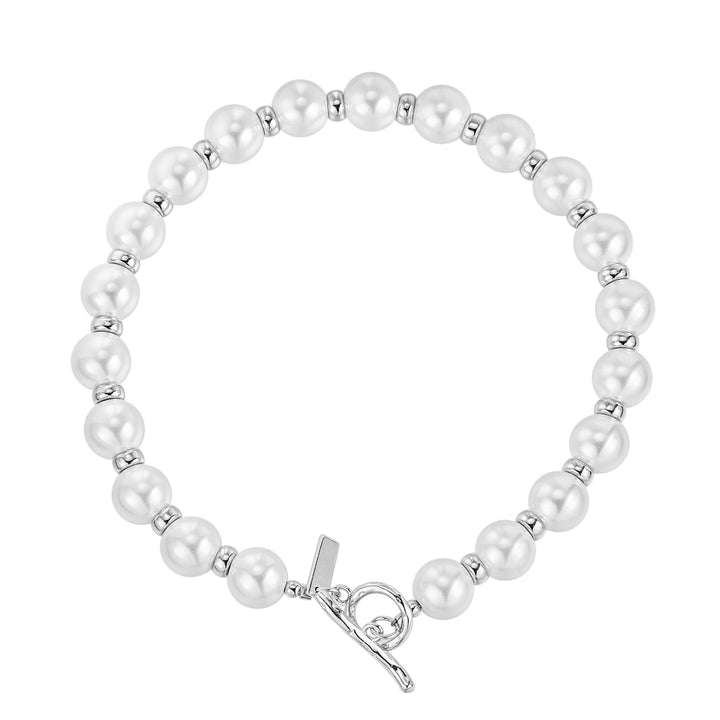 Pulsera Majestic Pearl Luxury Plata 925