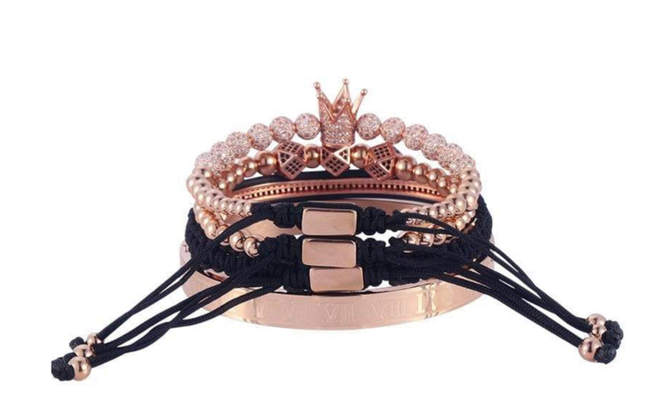 Pack Pulseras Bañadas en Oro Rosa KAPRIEL Gold Rose MasterPiece Signature