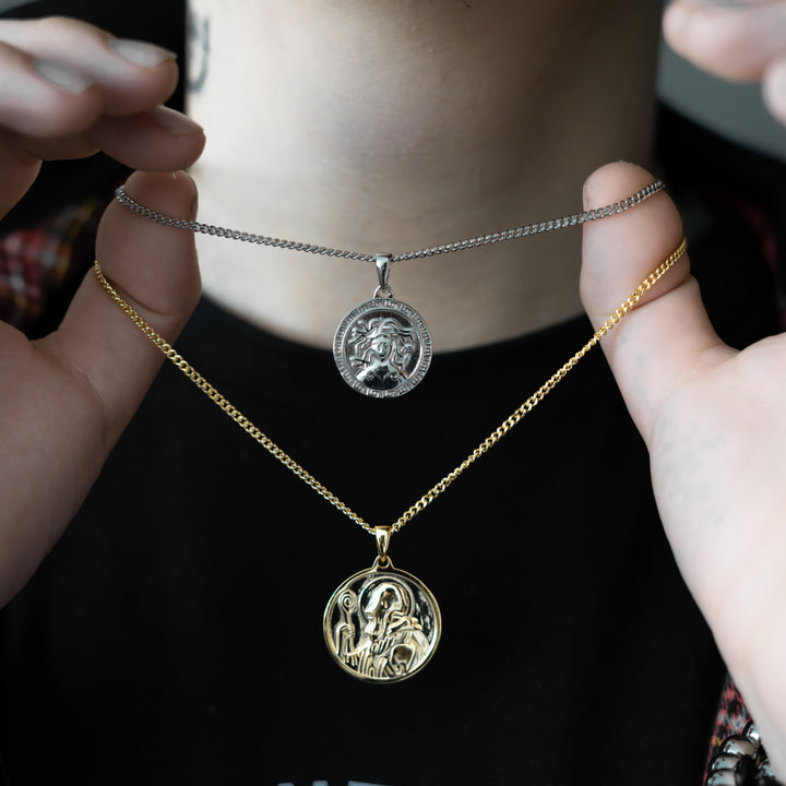 Medusa (Pendiente & Collar) PLATA S925 Premium