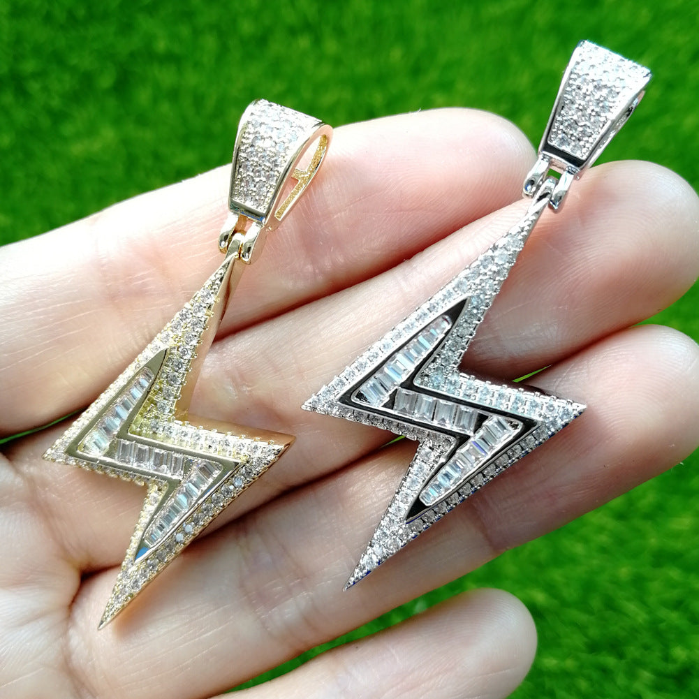 Savage Ice Thunder  (Pendiente & Collar) Electroplatinada
