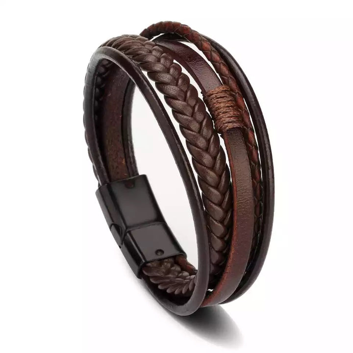 Pulsera Cuero Essential Leather Brown