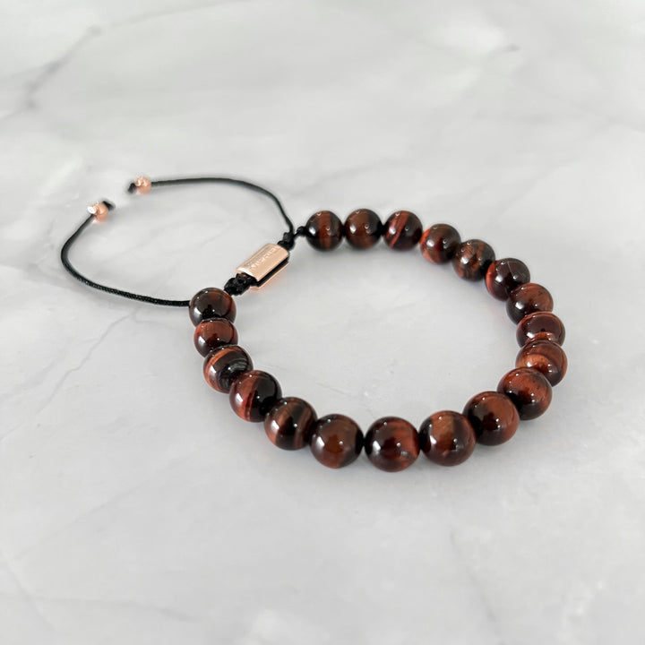 Pulsera Red Eye Of Tiger Ajustable
