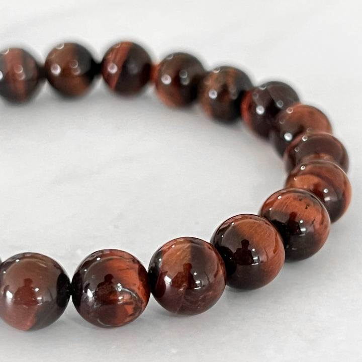 Pulsera Red Eye Of Tiger Ajustable