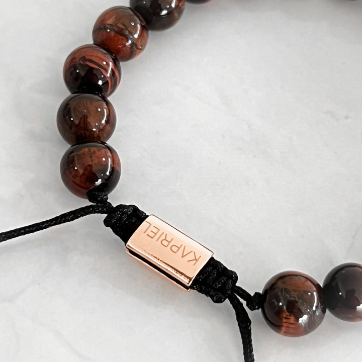 Pulsera Red Eye Of Tiger Ajustable