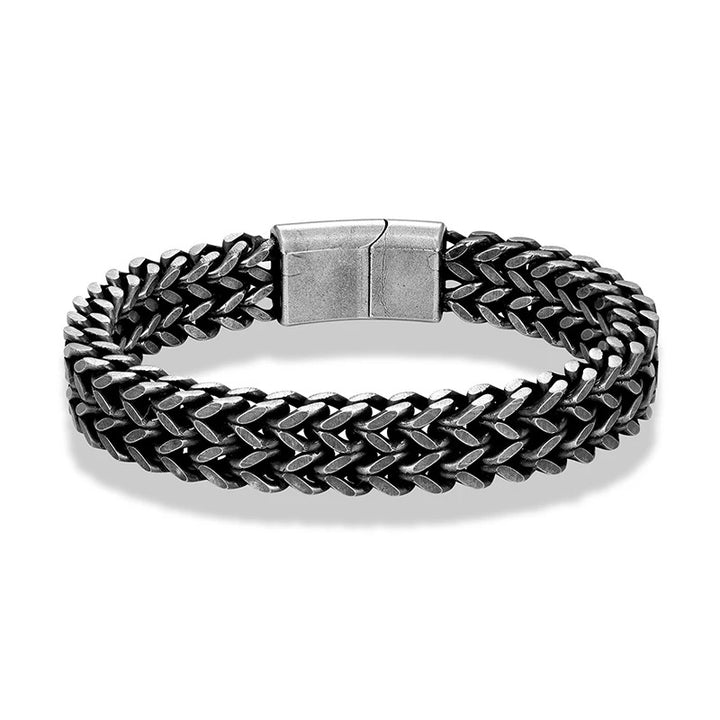 Pulsera Iron Double Snake Acero Inoxidable 316L