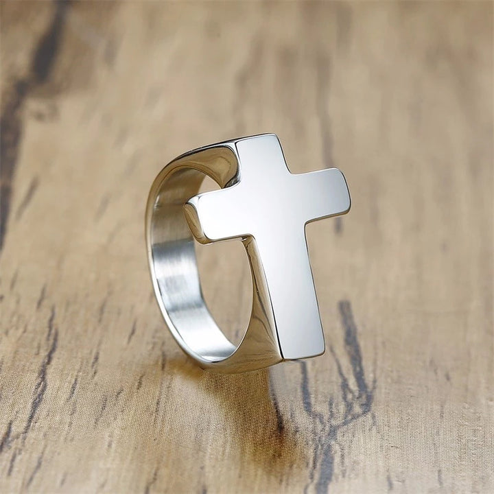 Anillo Silver Cross