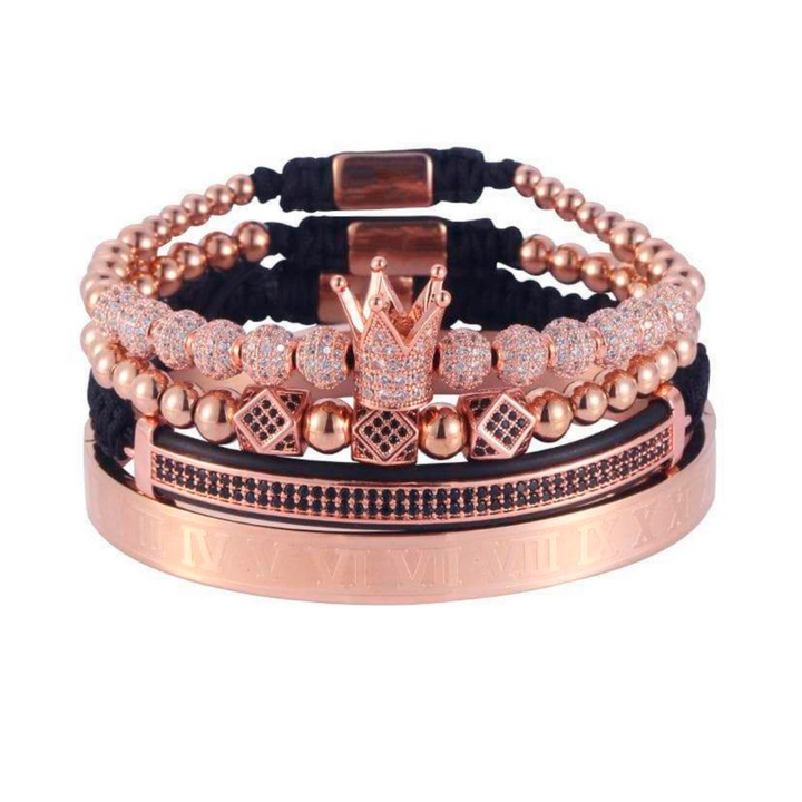 Pack Pulseras Bañadas en Oro Rosa KAPRIEL Gold Rose MasterPiece Signature