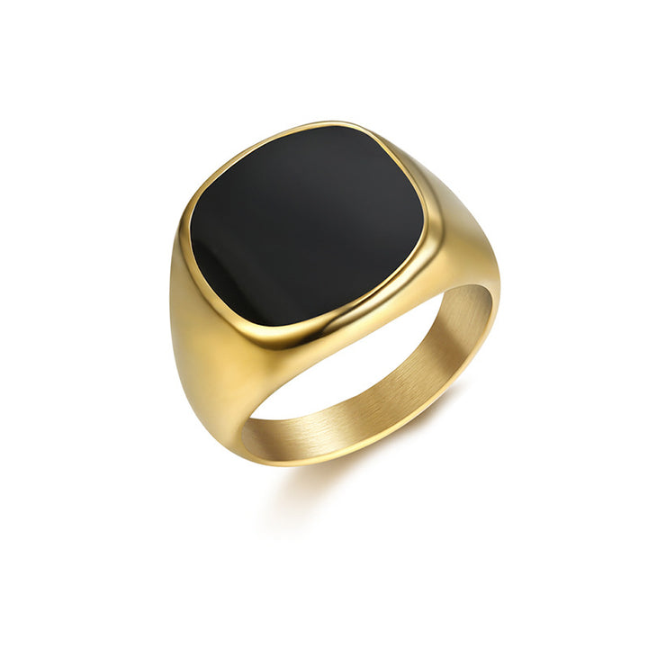 Anillo Gentleman Gold Electroplatinado