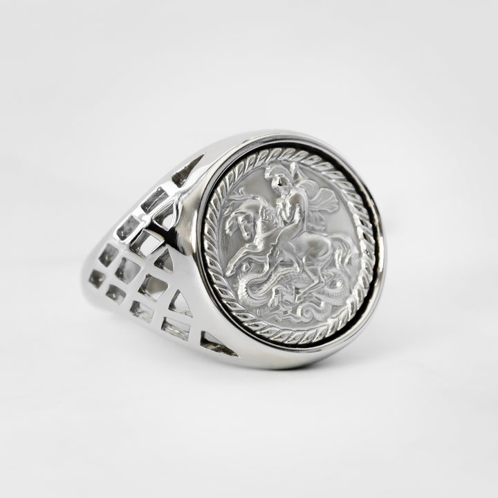 Anillo St. George Silver Victorian Edition